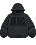Sudadera con capucha de doble capa 444 — Gris