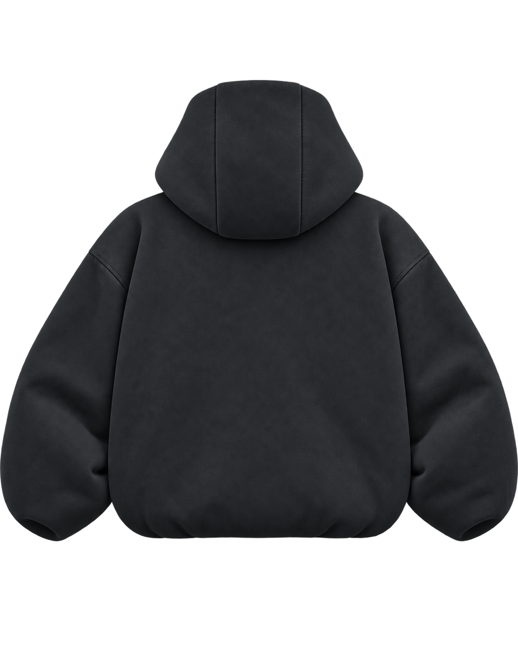 Sudadera con capucha de doble capa 444 — Gris